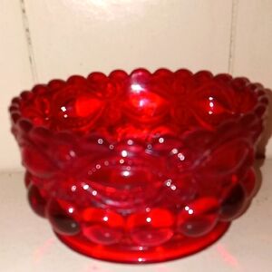 Glass mosser/LG Wright ruby red Decorative Bowl